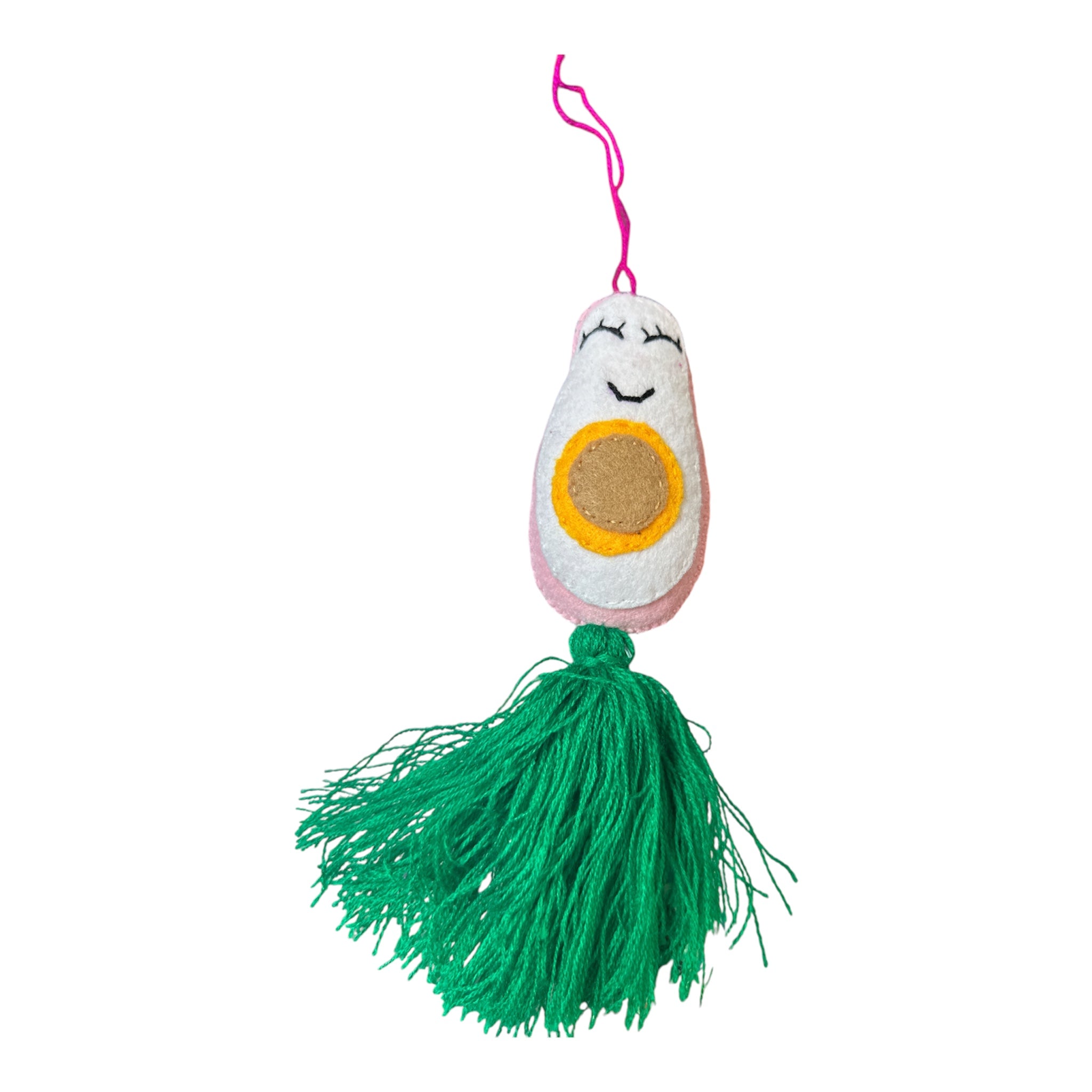 Aguacate Pom Pom Artesanal / Handmade Avocado Pom Pom
