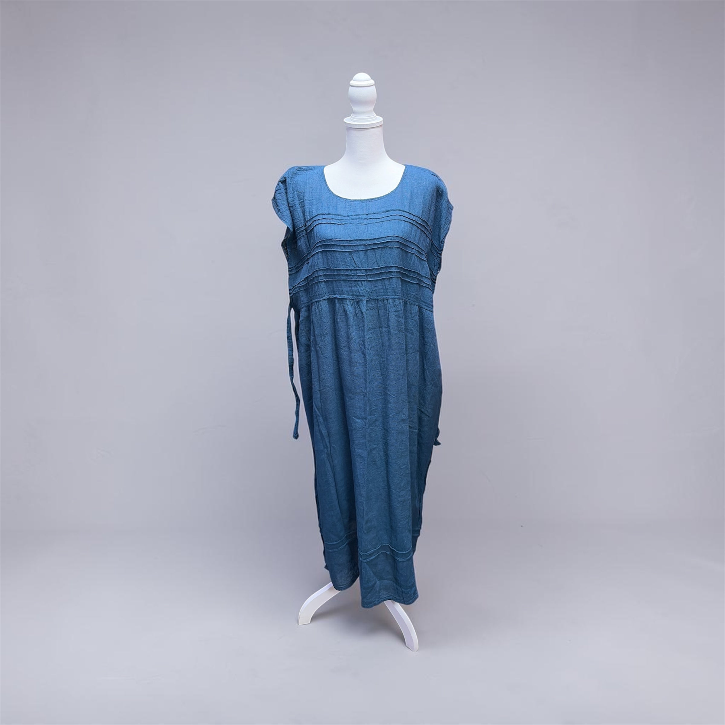 Vestido Uva / Mexican Flowy Maxi Dress