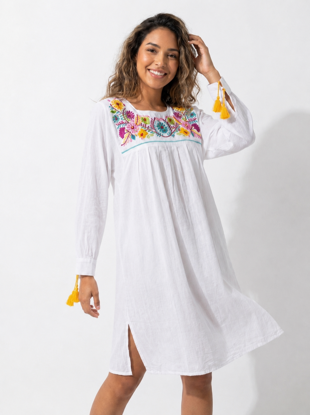 Vestido de Algodón Playa / Mexican Cotton Beach Dress