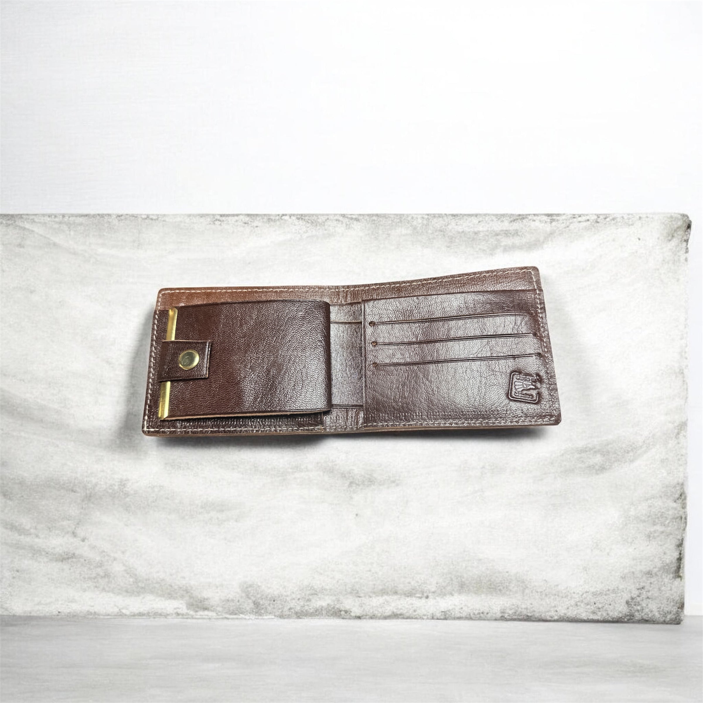 Cartera Artesanal Mexicana de Piel con Caballo / Mexican Leather Horse Wallet