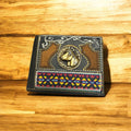 Cartera Artesanal Mexicana de Piel con Caballo / Mexican Leather Horse Wallet