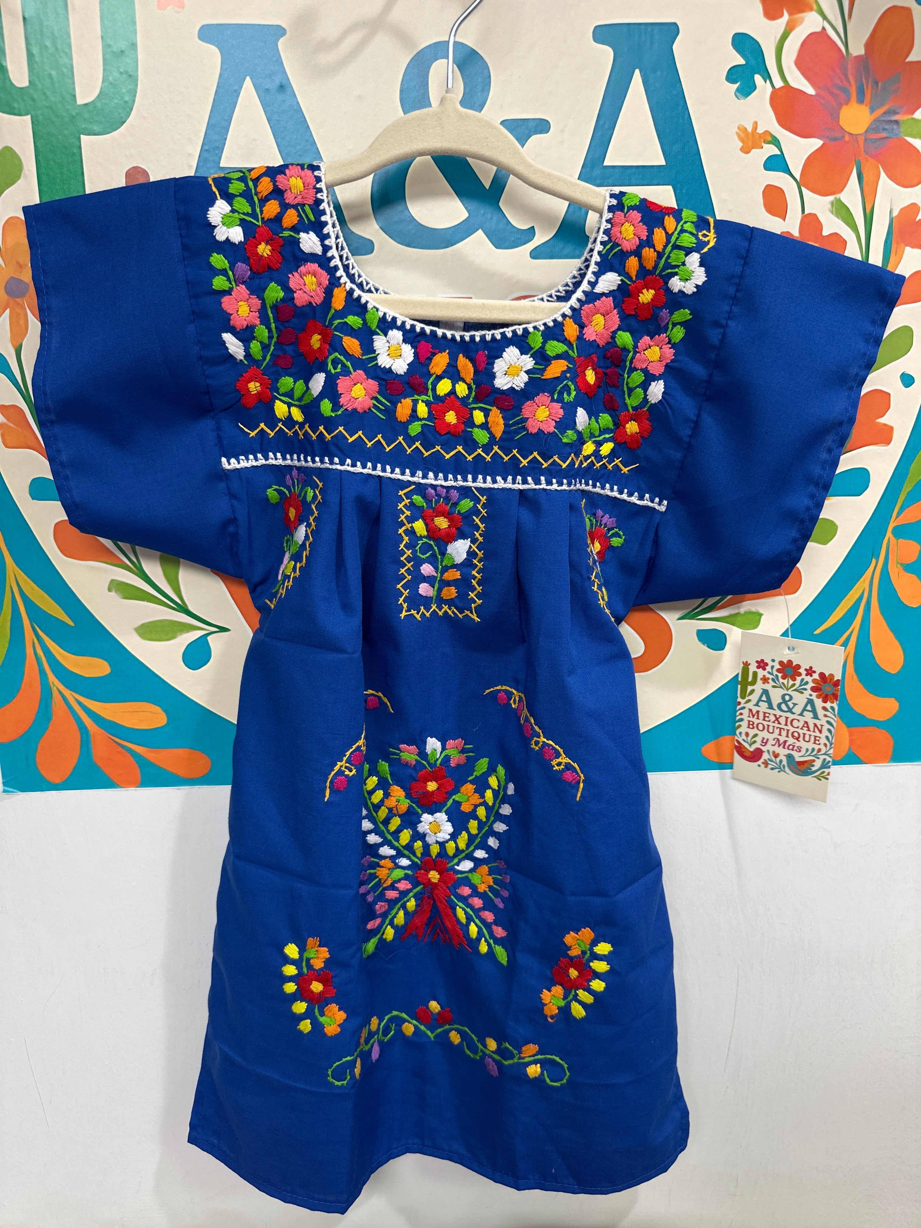 Vestido de Niña Channel bordado