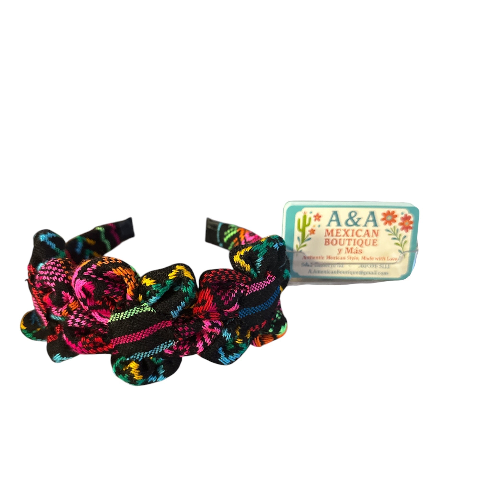 Diadema Mexicana 3 flores / Mexican Headband
