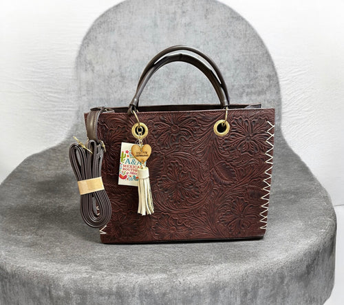 Artisan Leather Bag Set 2-in-1 / Set de Bolsas de Piel Artesanal 2 en 1