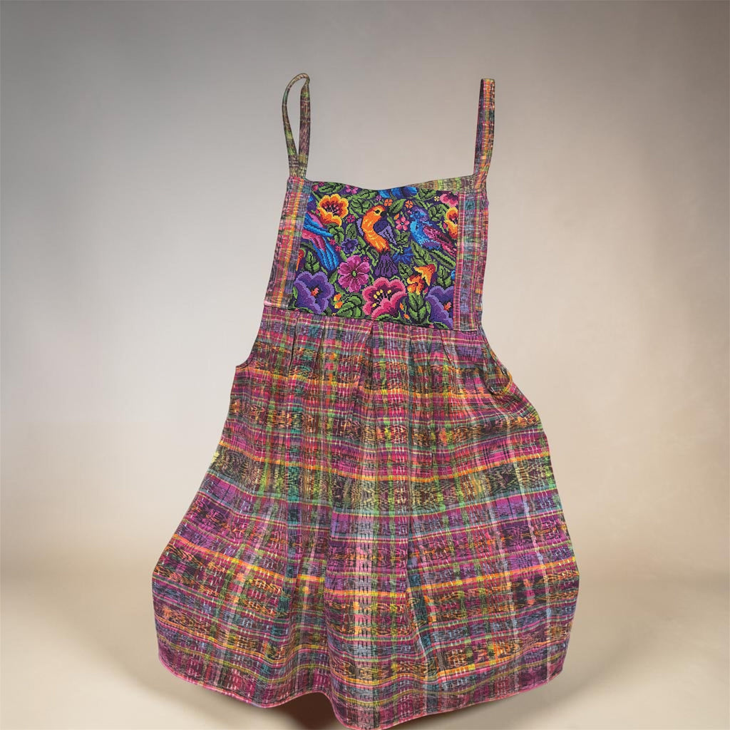 Vestido Overol Hippie Bordado / Embroidered Hippie Overall Dress