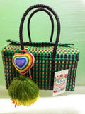 Mexican Woven Lunch Tote Bag | Bolsa Lonchera Tejida Mexicana