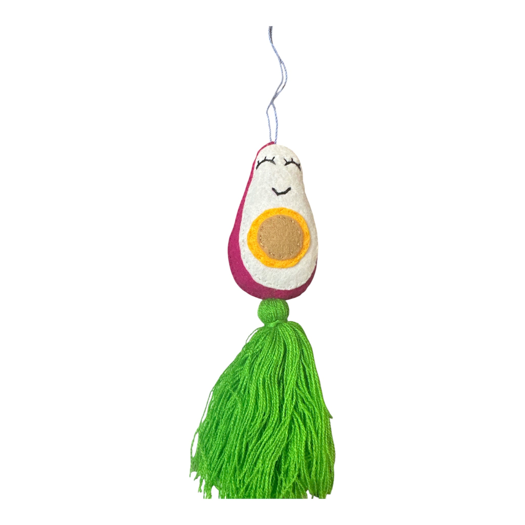 Aguacate Pom Pom Artesanal / Handmade Avocado Pom Pom