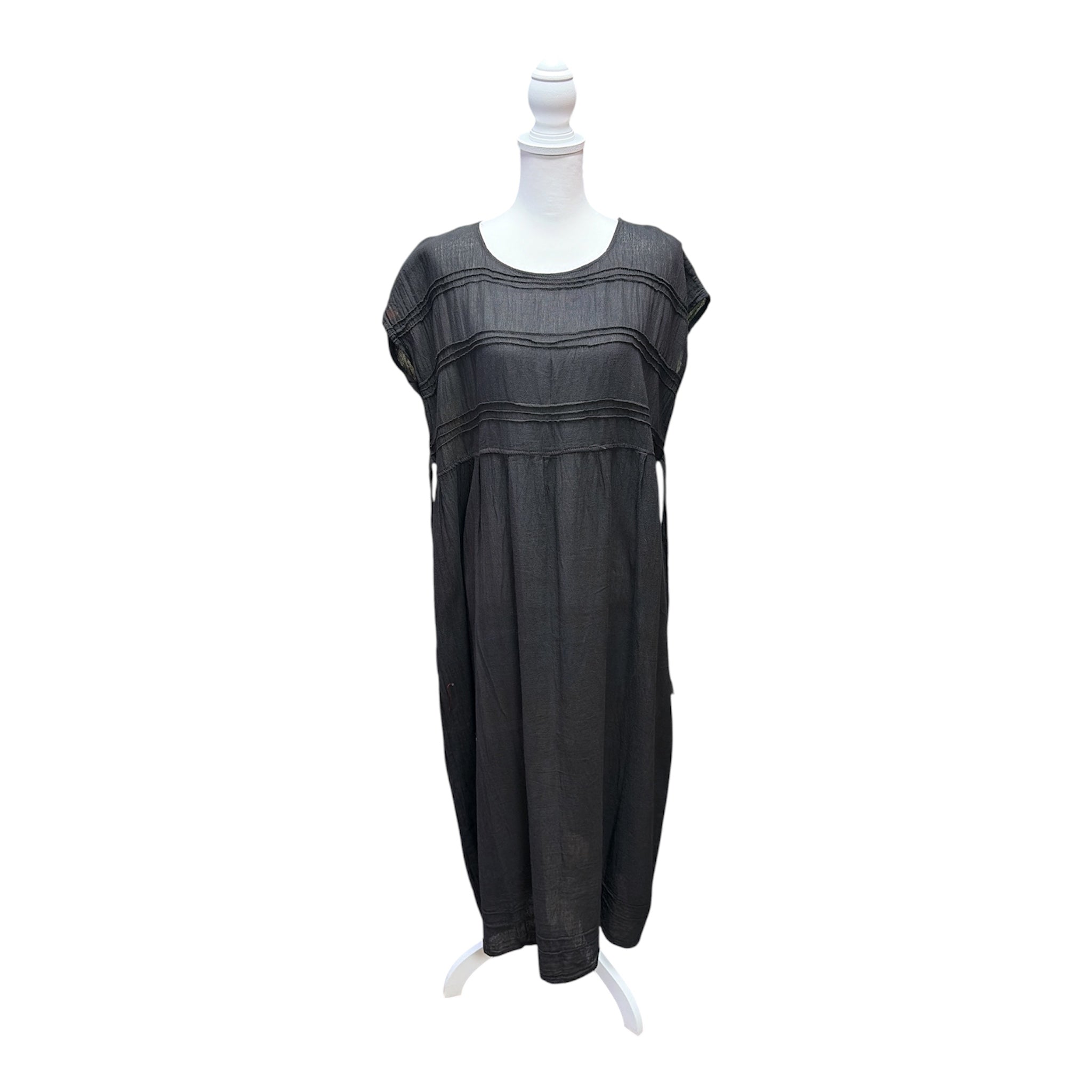 Vestido Uva / Mexican Flowy Maxi Dress