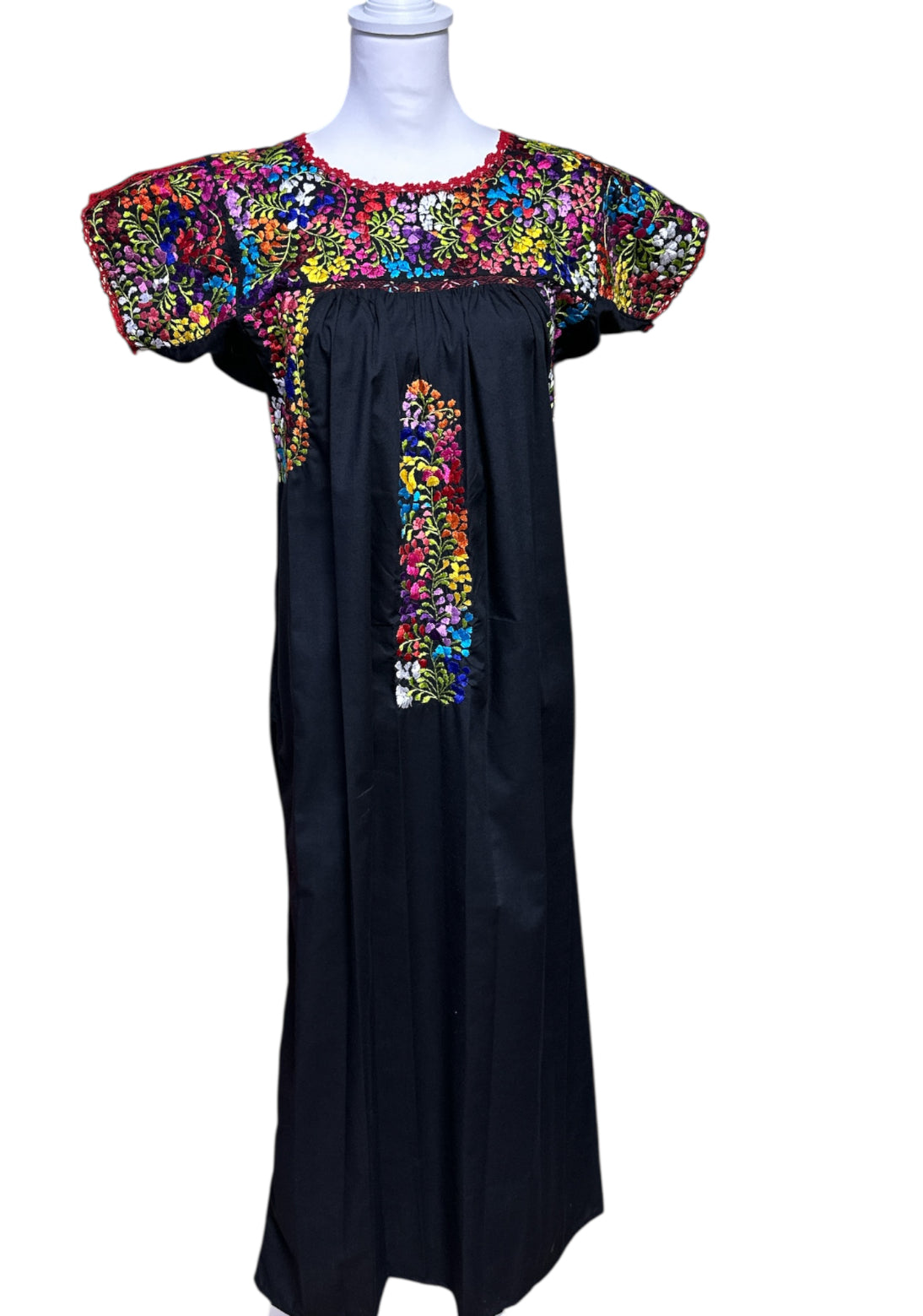Vestido San Antonino Bordado a Mano