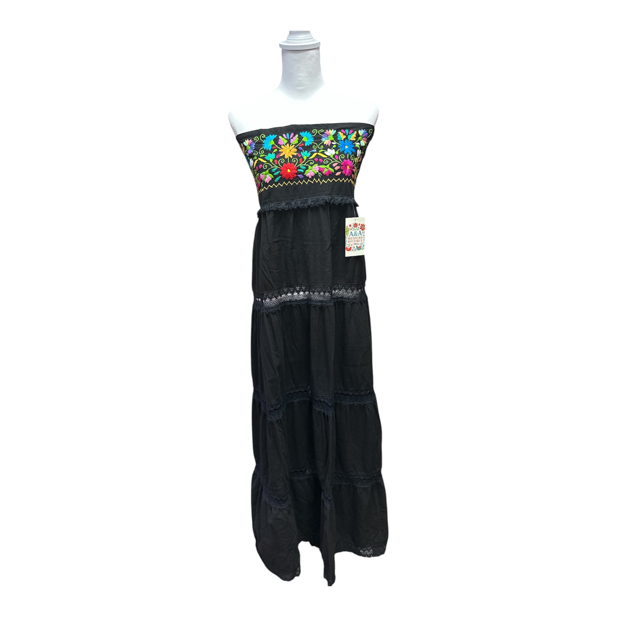 Vestido Campesino Sin Tirantes