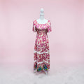 Vestido Floreado Bordado / Mexican Floral Embroidered Dress
