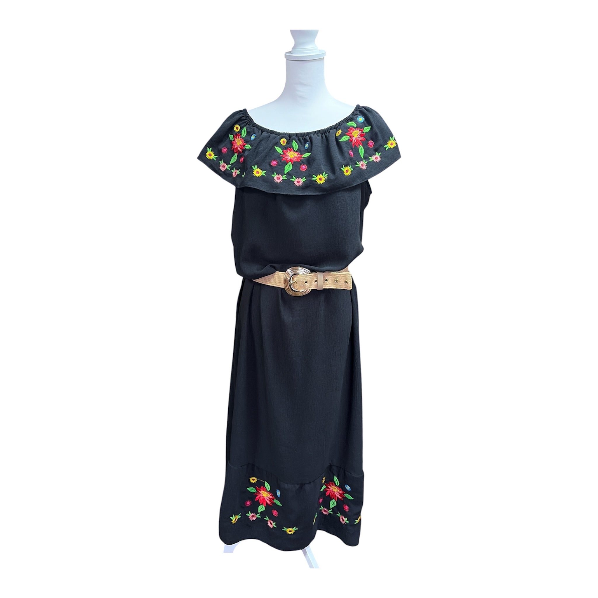 Vestido Laura Seda / Mexican Laura Silk-Style Dress