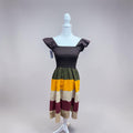 Vestido Ñusta / Mexican Striped Tiered Dress