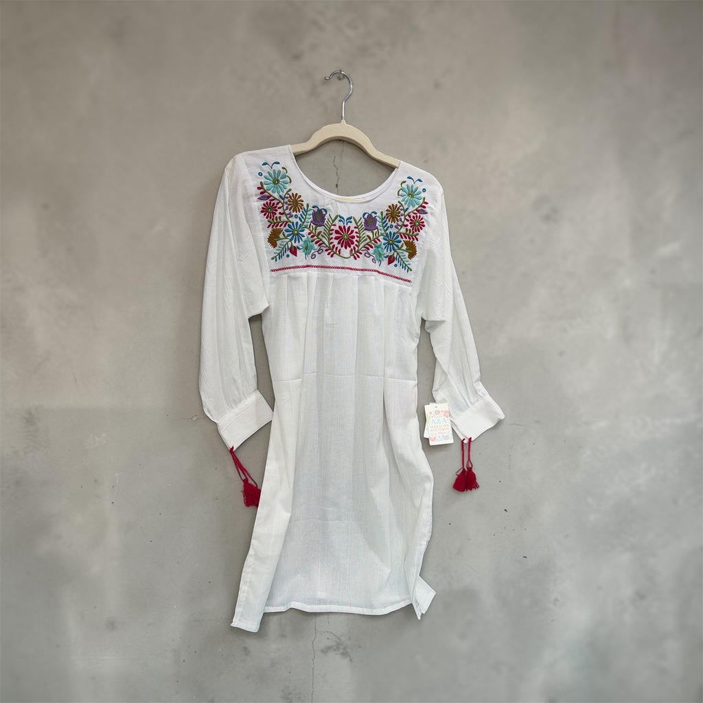 Vestido de Algodón Playa / Mexican Cotton Beach Dress