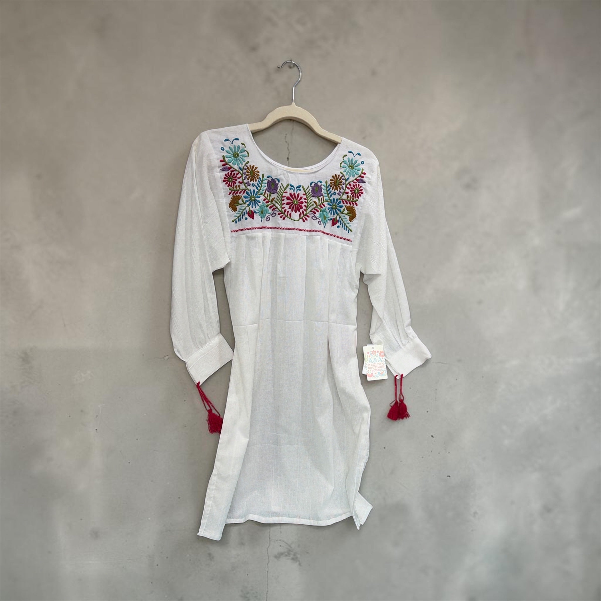 Vestido de Algodón Playa / Mexican Cotton Beach Dress