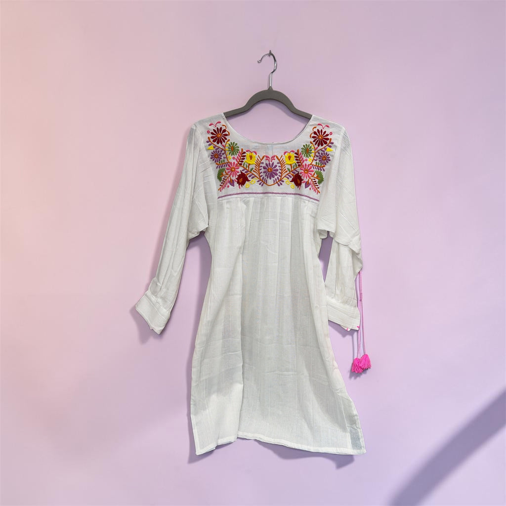 Vestido de Algodón Playa / Mexican Cotton Beach Dress