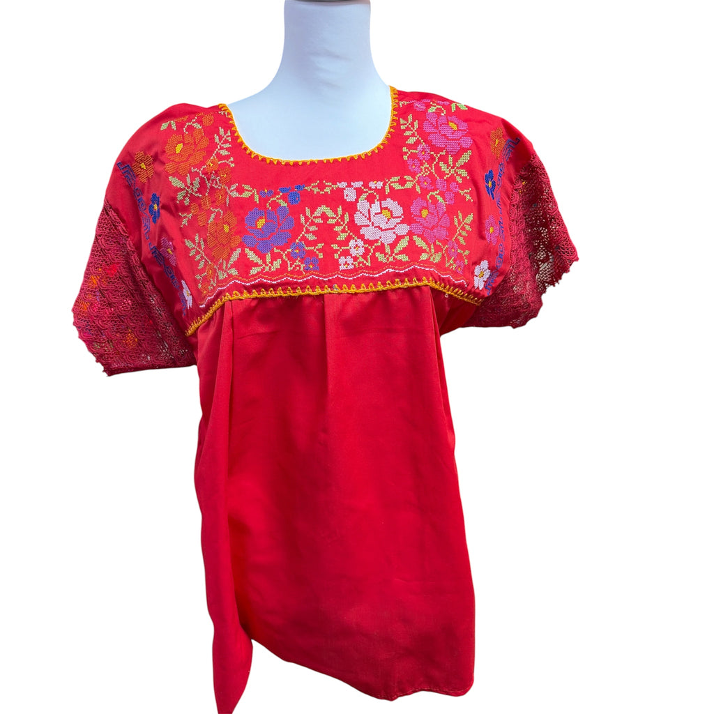 Blusa Chanel Punto de Cruz / Mexican Cross-Stitch Chanel Blouse