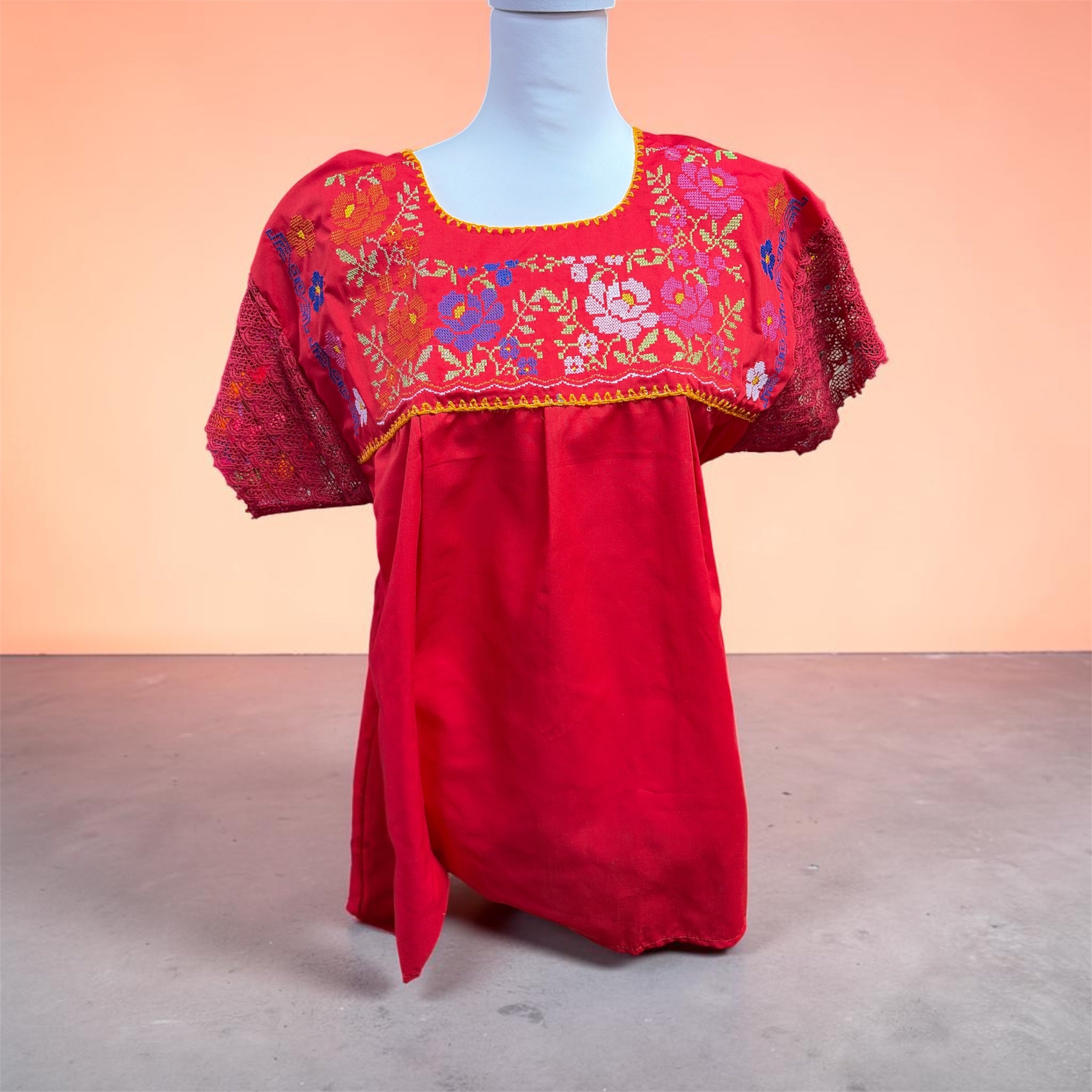 Blusa Chanel Punto de Cruz / Mexican Cross-Stitch Chanel Blouse