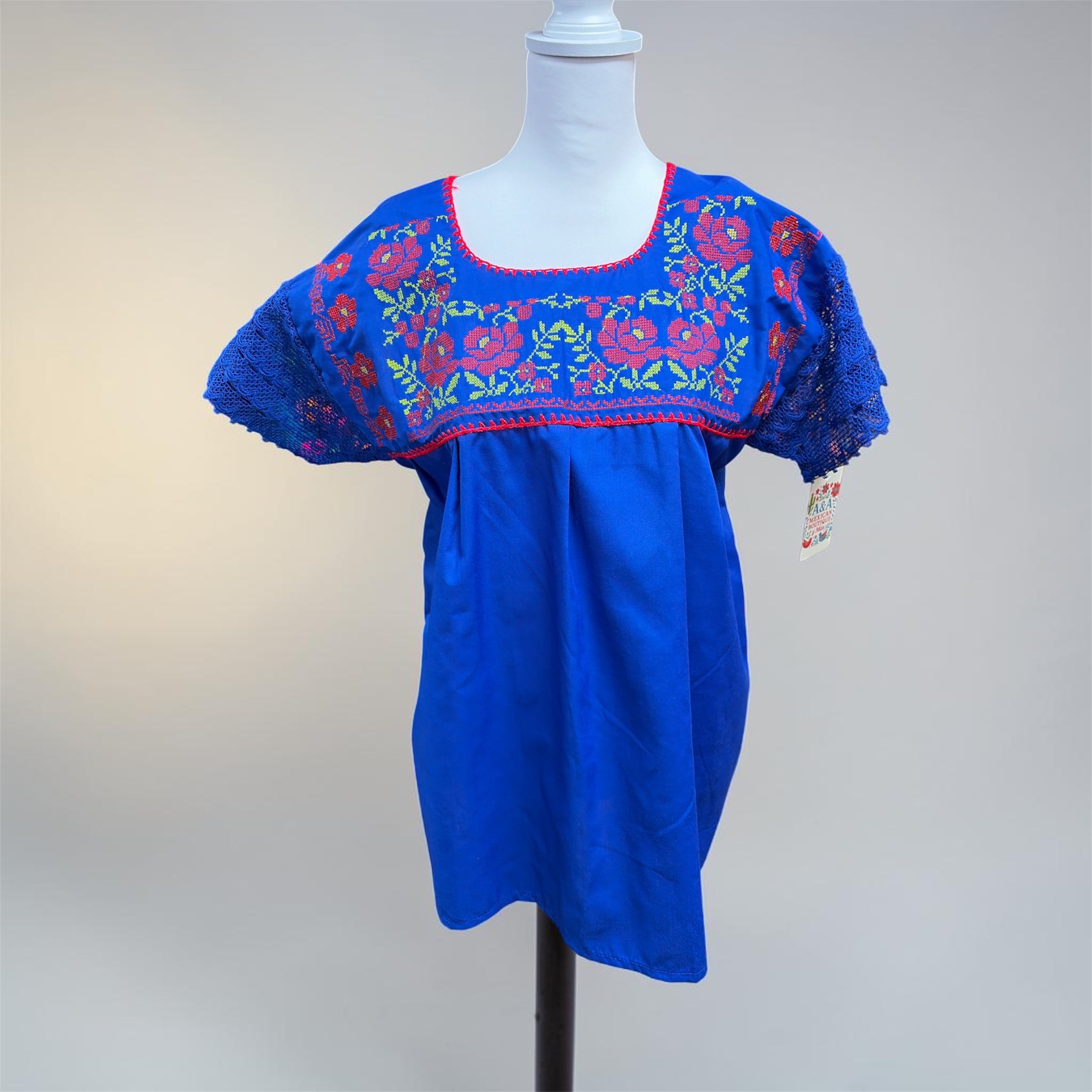 Blusa Chanel Punto de Cruz / Mexican Cross-Stitch Chanel Blouse