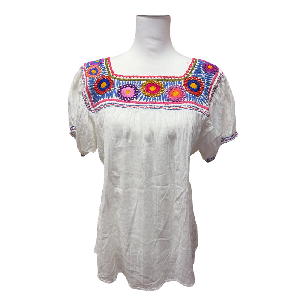 Blusa Rococó Bordada / Mexican Embroidered Rococo Blouse