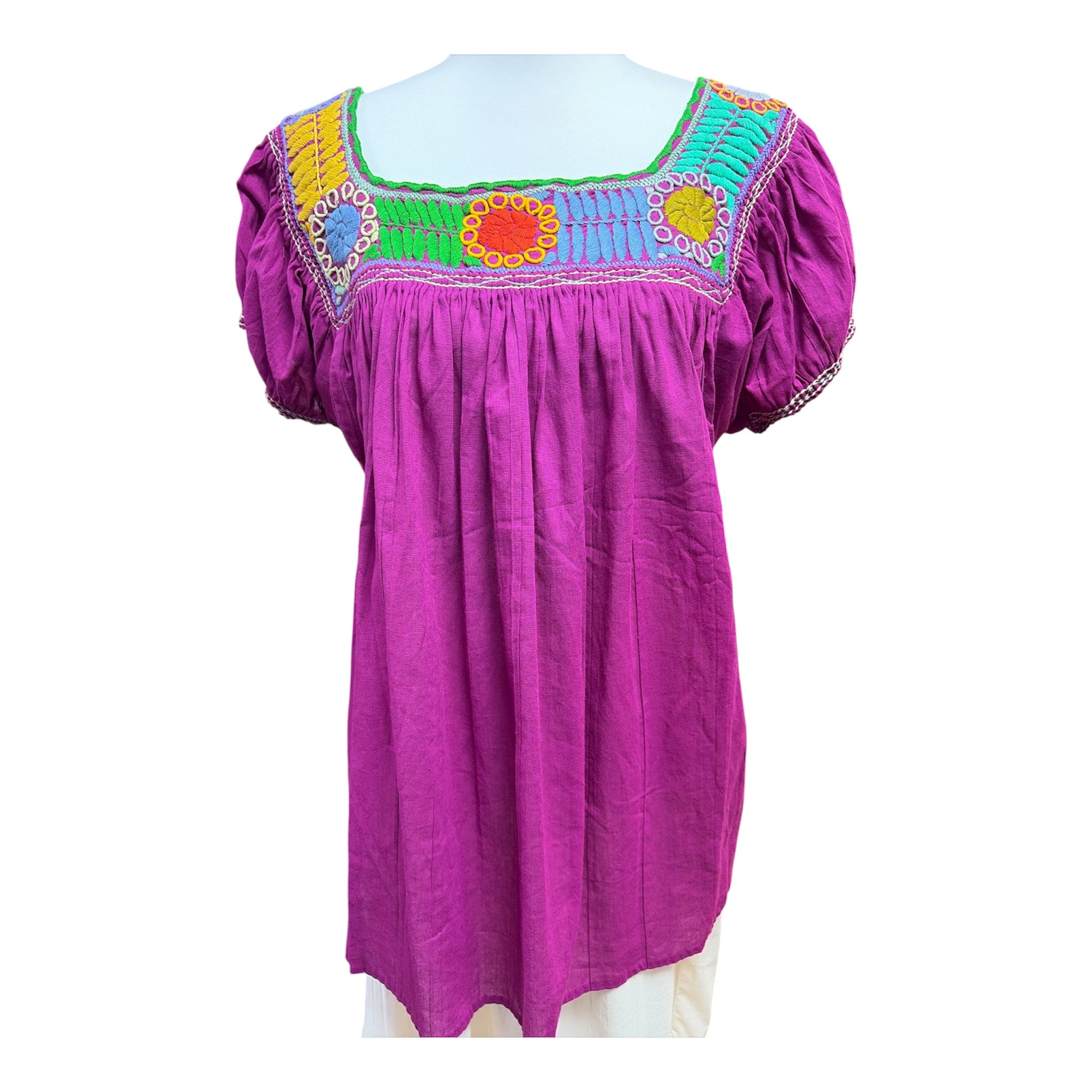 Blusa Rococó Bordada / Mexican Embroidered Rococo Blouse