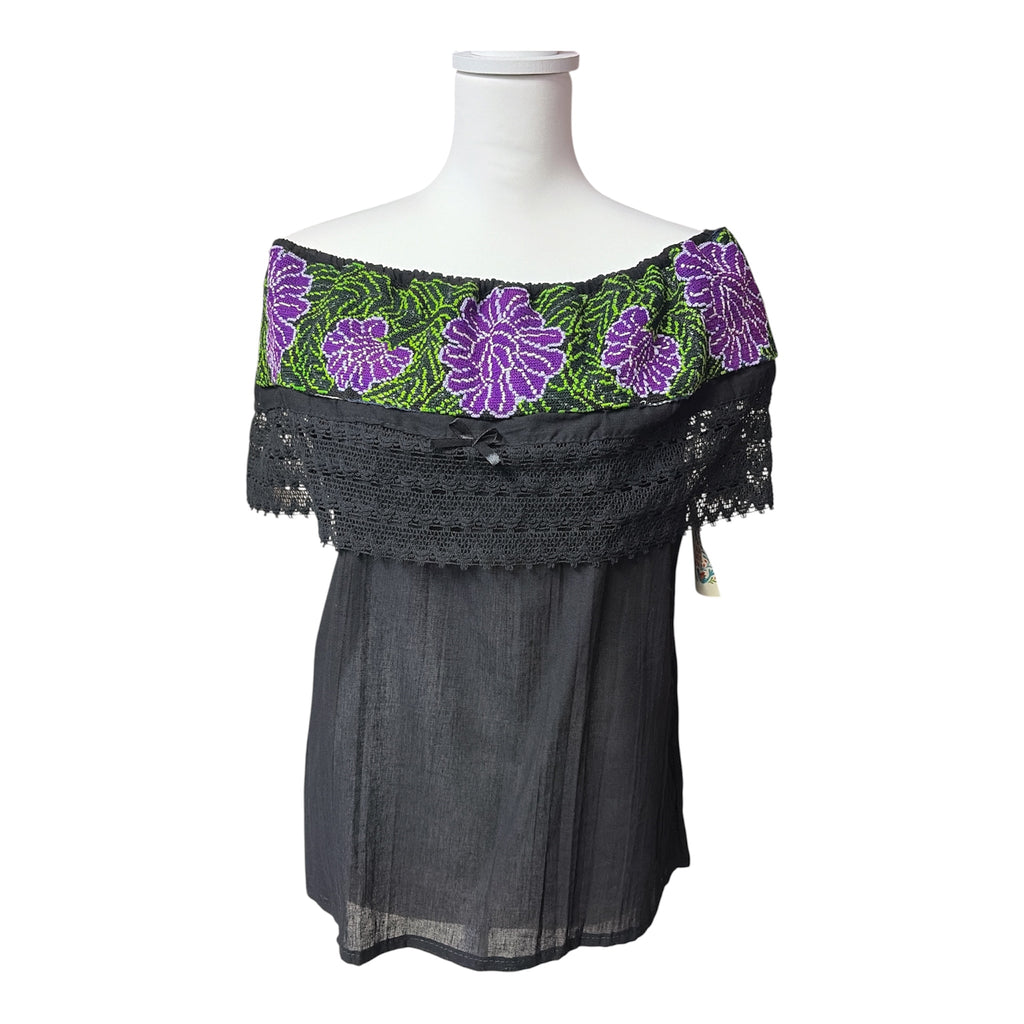 Blusa Campesina Punto de Cruz / Mexican Cross-Stitch Peasant Blouse