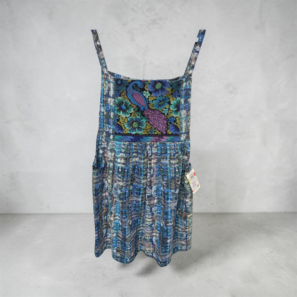 Vestido Overol Hippie Bordado / Embroidered Hippie Overall Dress