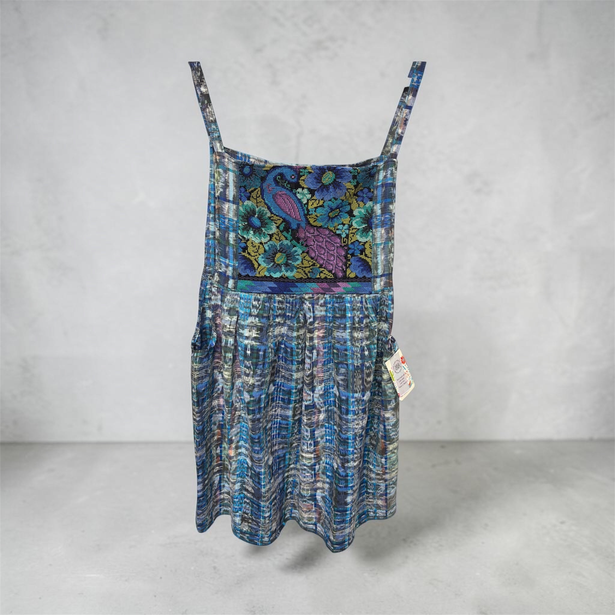 Vestido Overol Hippie Bordado / Embroidered Hippie Overall Dress