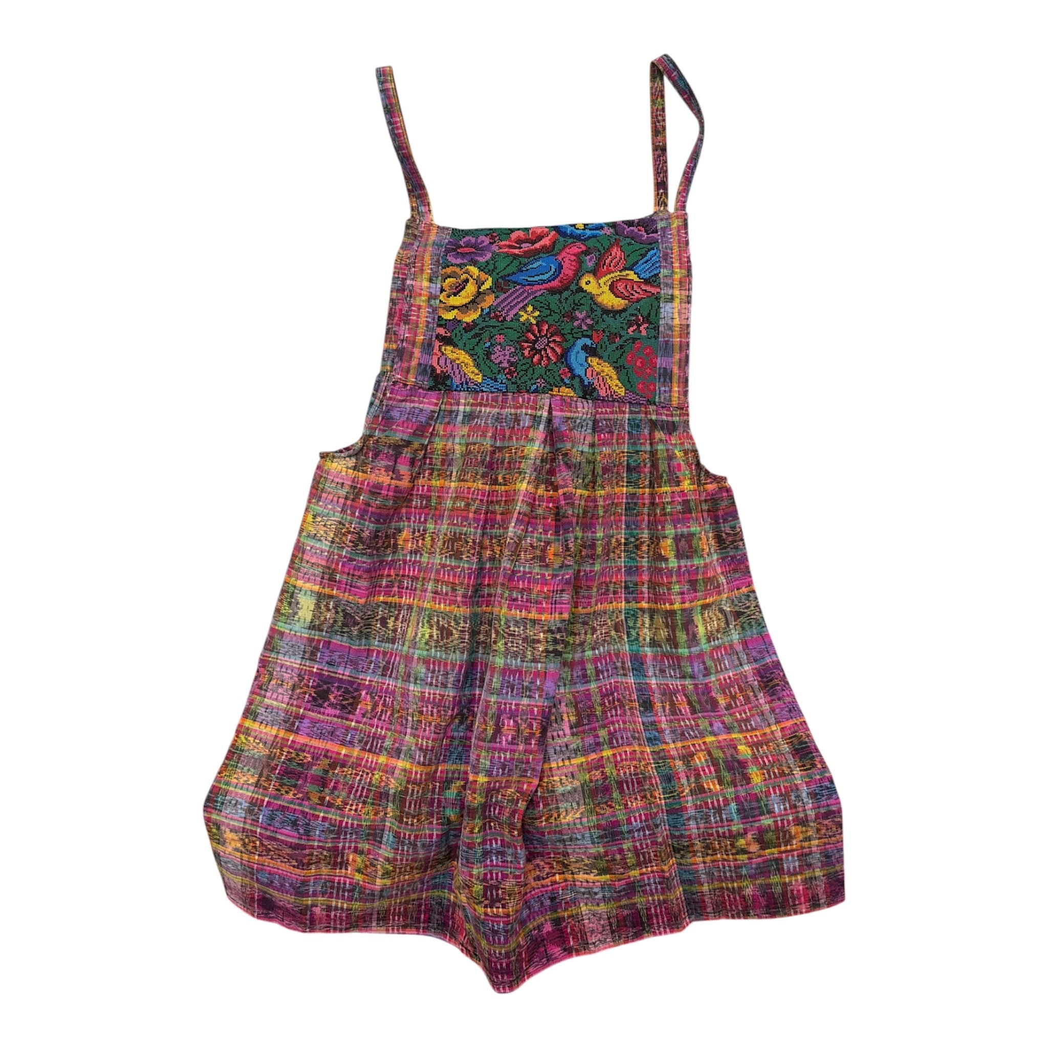Vestido Overol Hippie Bordado / Embroidered Hippie Overall Dress