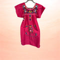 Vestido Mexicano Channel  Bordado para Niña / Girls Mexican Embroidered Dress