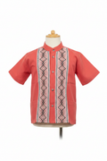 Guayabera Salmón en maniquí