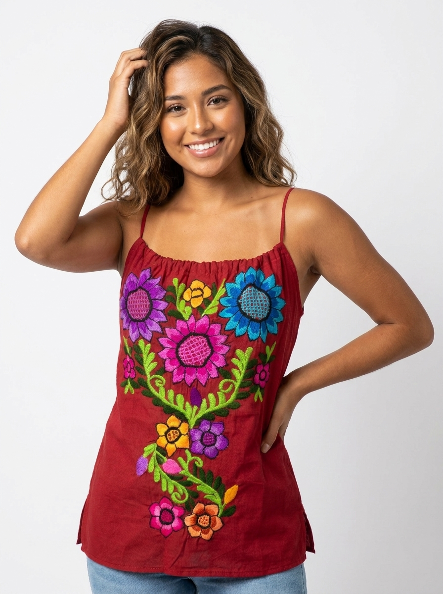 Blusa Tirante Girasol - AI lifestyle photo