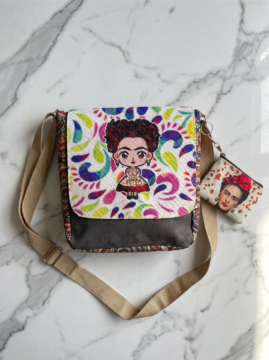Bolsa Frida con Monedero - AI lifestyle photo