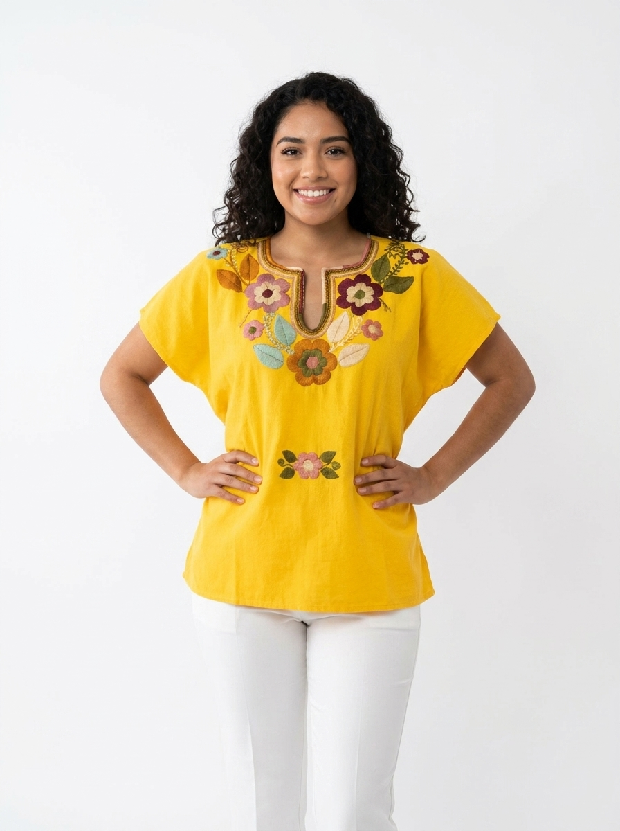 Mexican Embroidered Blouse | A&A Mexican Boutique