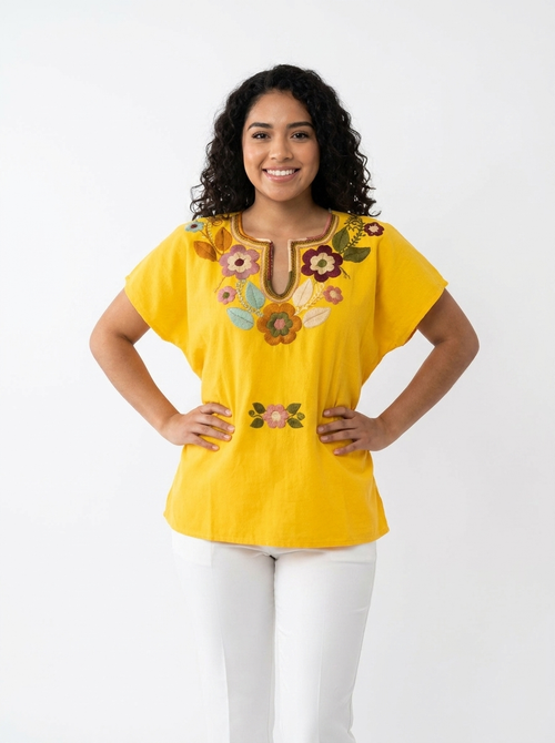 Mexican Embroidered Blouse | A&A Mexican Boutique