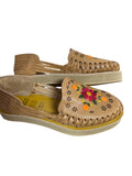 Zapato de Flores de Piel / Floral Leather Shoe
