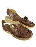 Sandalia Girasol de Piel / Sunflower Leather Sandal