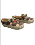 Alpargatas Altas Rosa Gráfico / Graphic Rose High Espadrilles