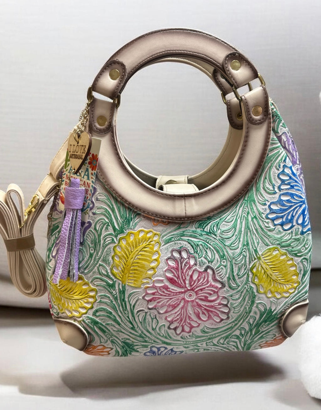 Bolsa Artesanal de Piel Mediana / Medium Artisan Leather Bag