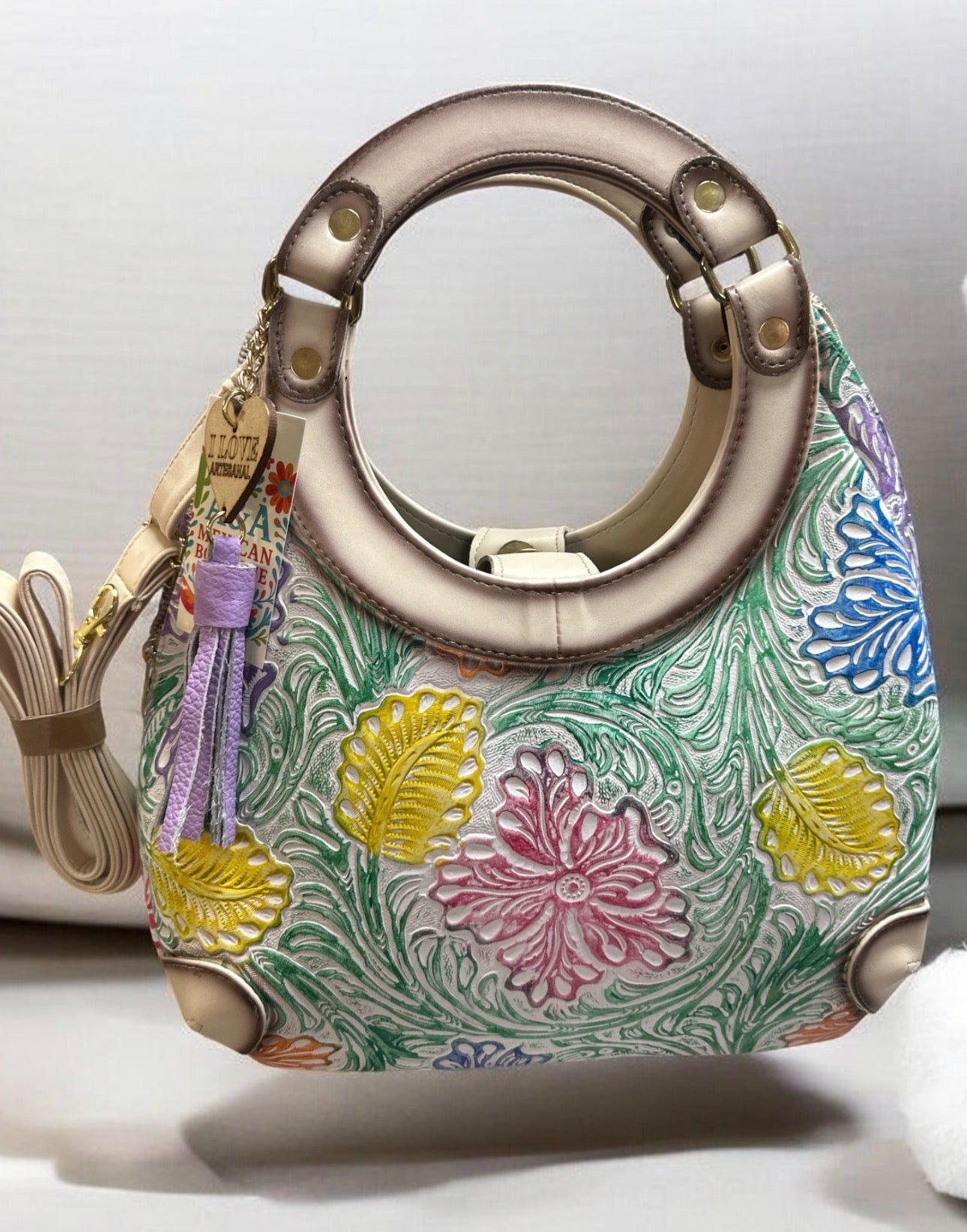 Bolsa Artesanal de Piel Mediana / Medium Artisan Leather Bag