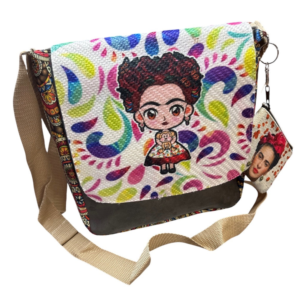 Bolsa Frida con Monedero / Frida Kahlo Bag with Coin Purse