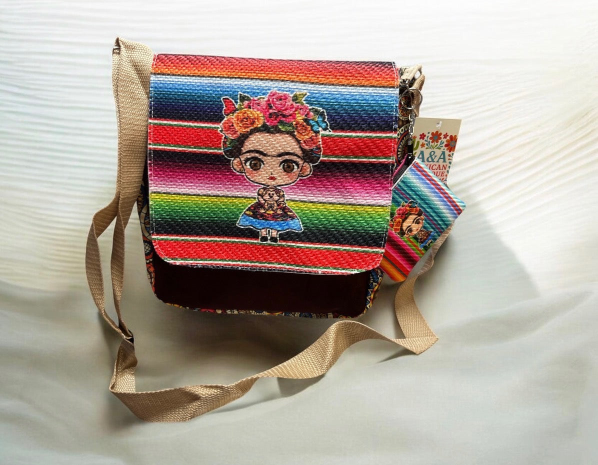 Bolsa Frida con Monedero / Frida Kahlo Bag with Coin Purse